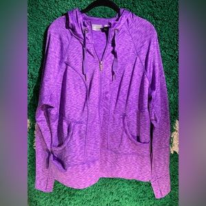 Athleta Strength Performance Hoodie Size 1x Purple